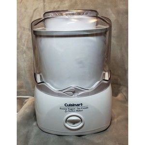 Cuisinart ICE-20 Automatic Ice Cream Maker - White OPEN BOX NEW TESTED